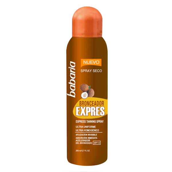 اسپری برنز کننده باباریا مدل Expres Coconut حجم 200 میل