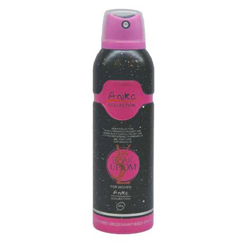 اسپری دئودورانت زنانه آنیکا مدل Black Opium حجم 200 میل