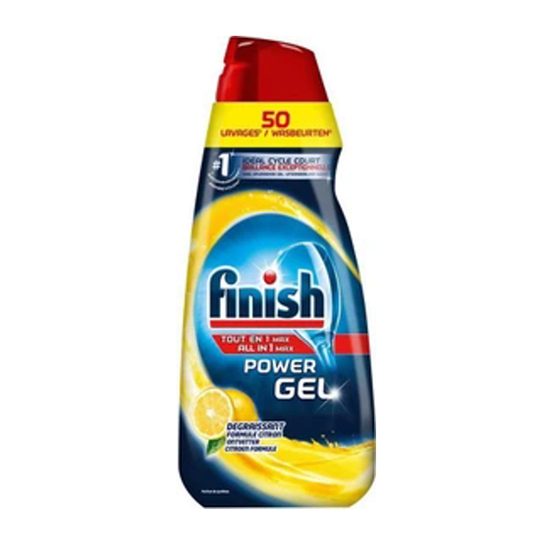 ژل فینیش ۱ لیتری ۵۰ بار مصرف اروپایی Power gel finish limon 