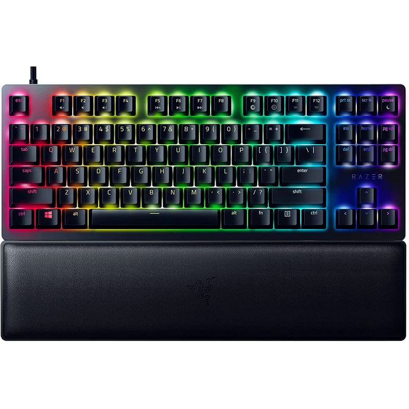 کیبورد مخصوص بازی ریزر مدل Huntsman V2 Tenkeyless 