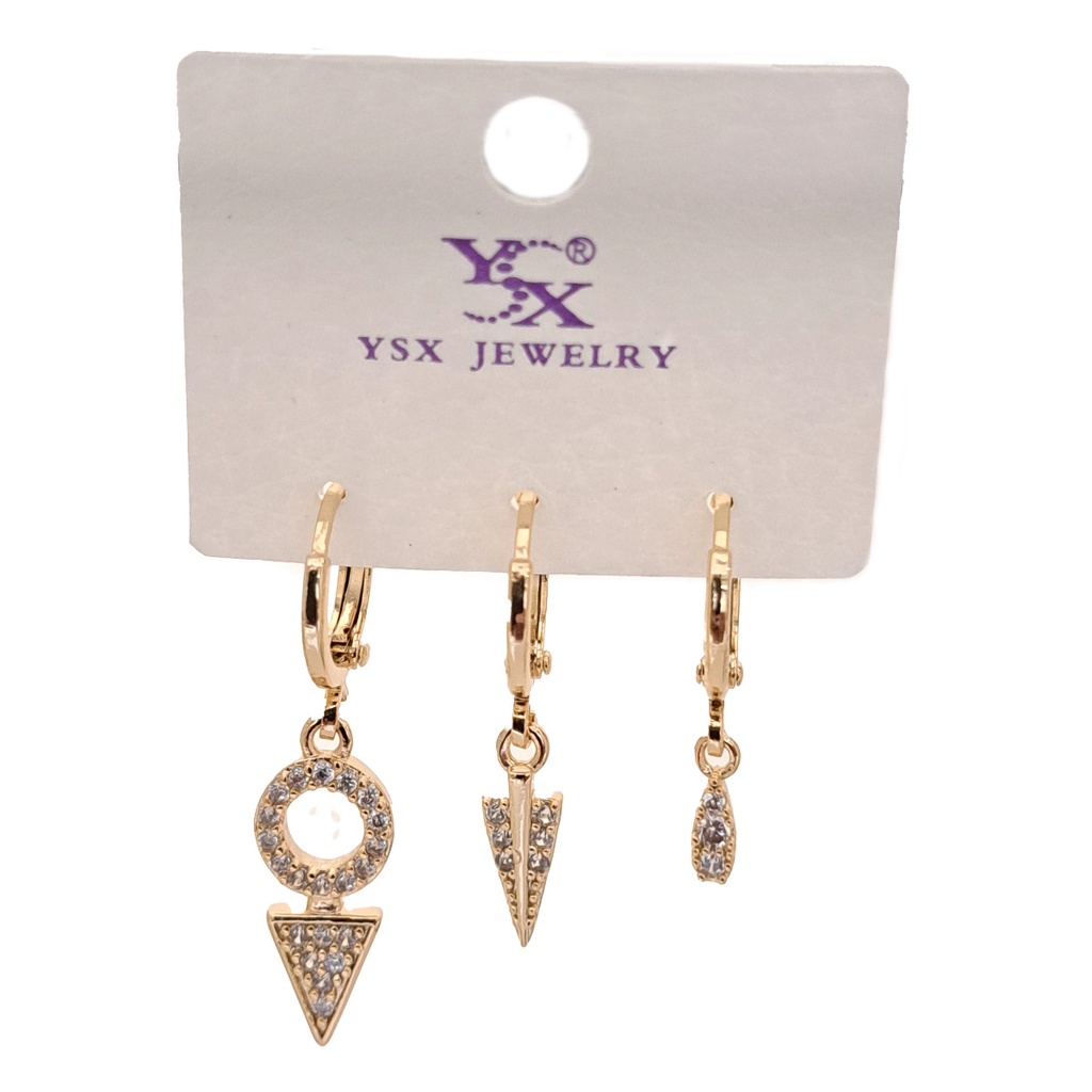 گوشواره سه تایی کد w-er-107