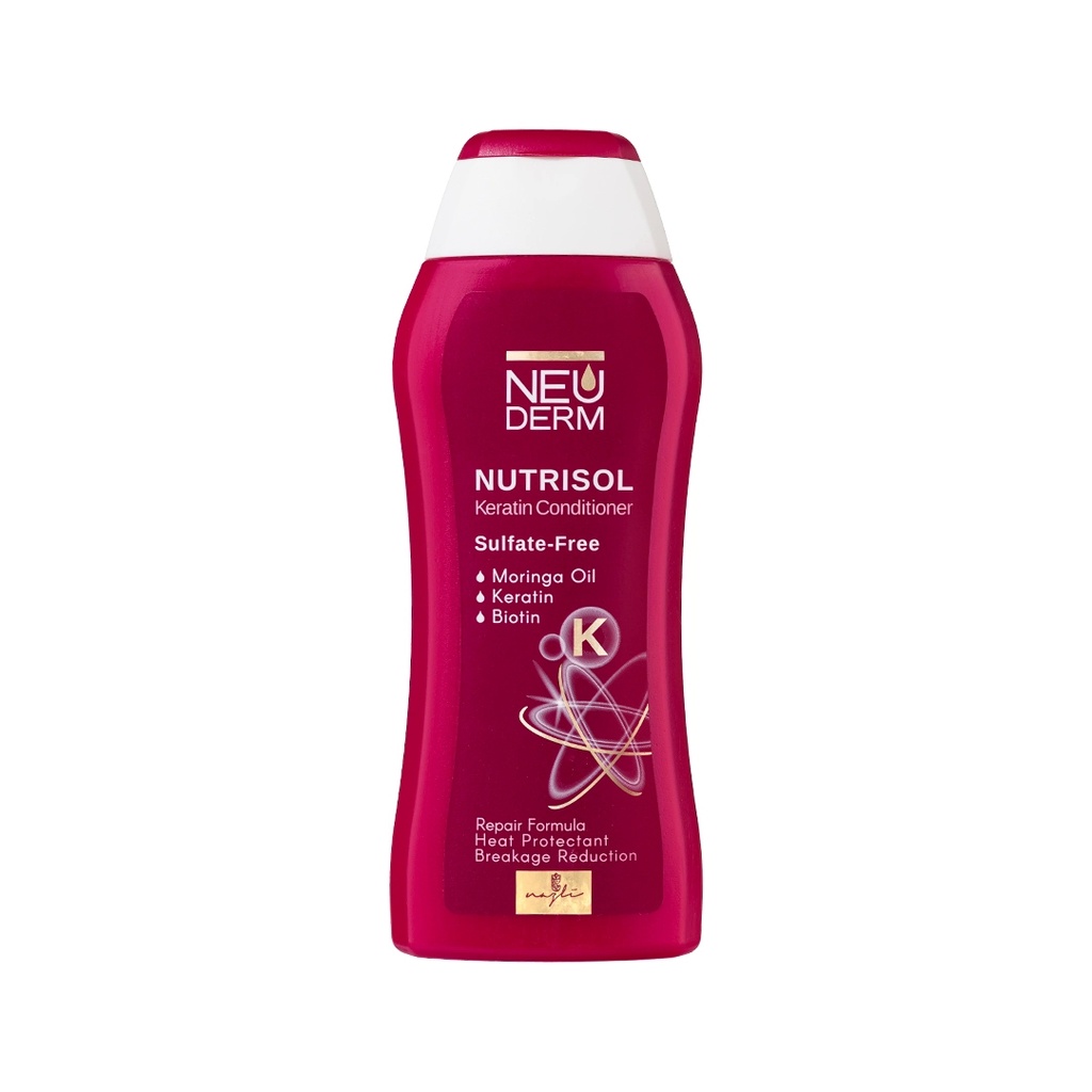 نرم کننده مو کراتینه فاقد سولفات نوتریسل نئودرم مناسب موهای آسیب‌دیده و کراتینه 300میل