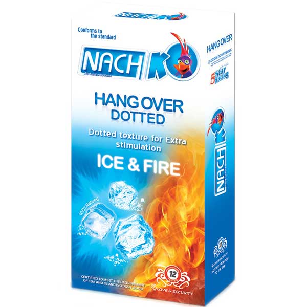 کاندوم تاخیری یخ و آتش ناچ کدکس NACH KODEX HANG OVER