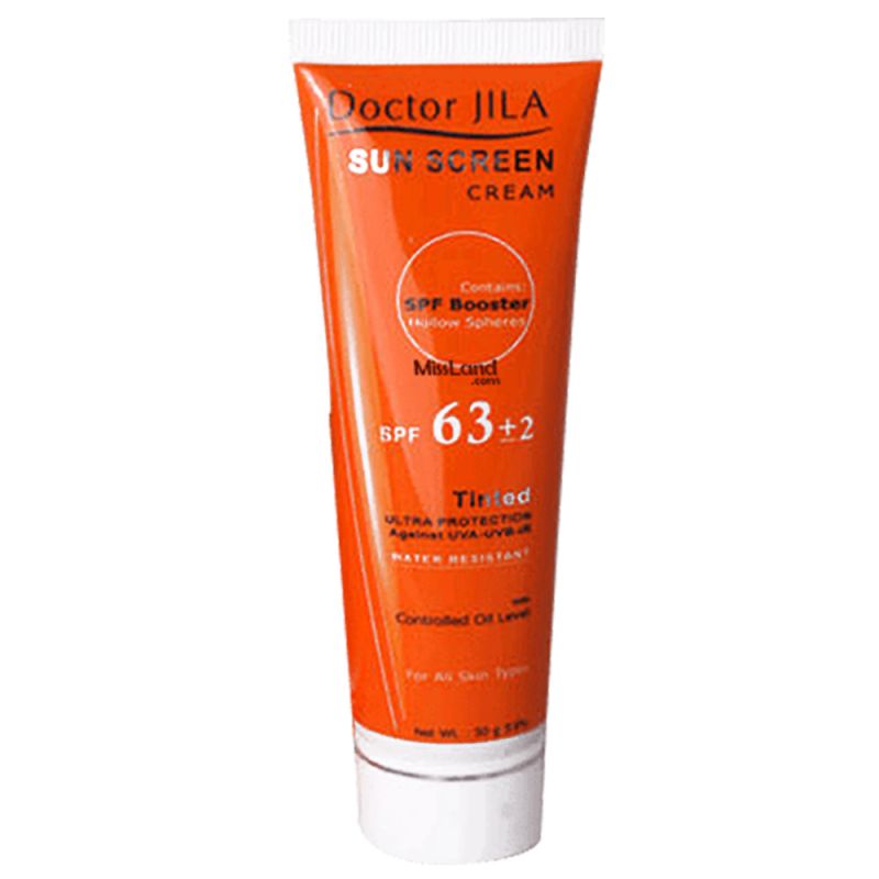 کرم ضد آفتاب دکتر ژیلا مدل Tinted با Spf 63 حجم 50میل