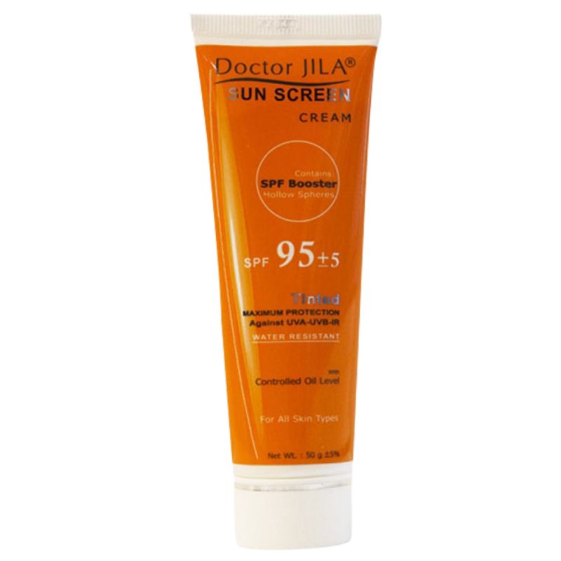 کرم ضد آفتاب دکتر ژیلا مدل Tinted با Spf 95 حجم 50میل