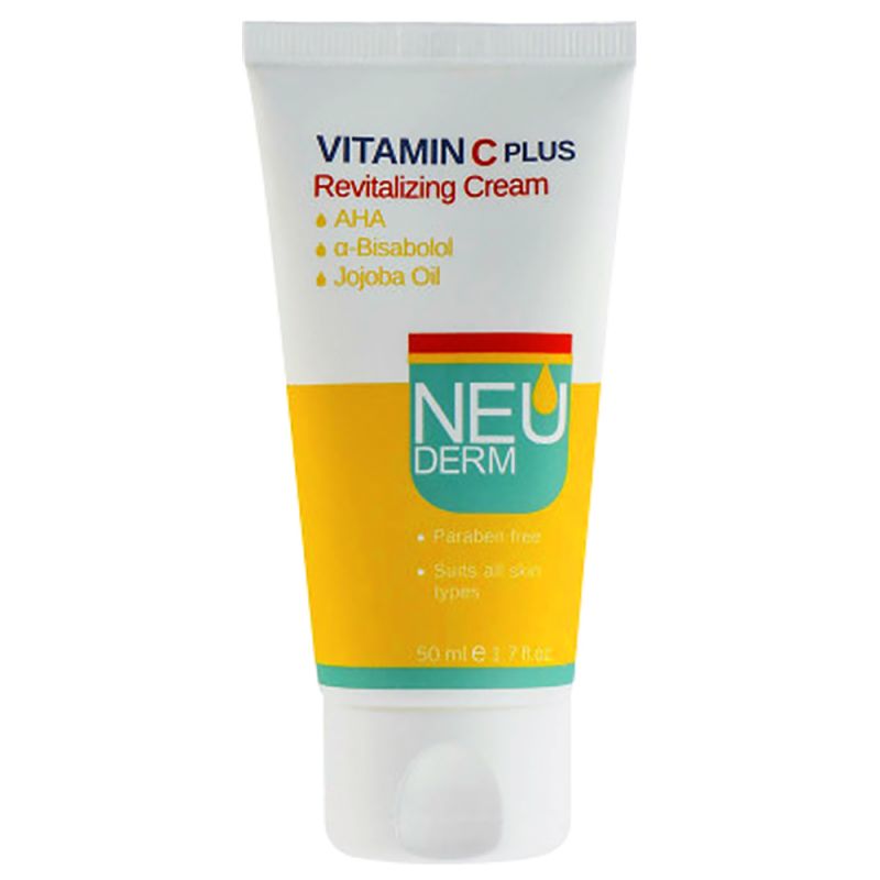 کرم روشن کننده نئودرم مدل Vitamin C Plus حجم 50 میل مناسب برای انواع پوست