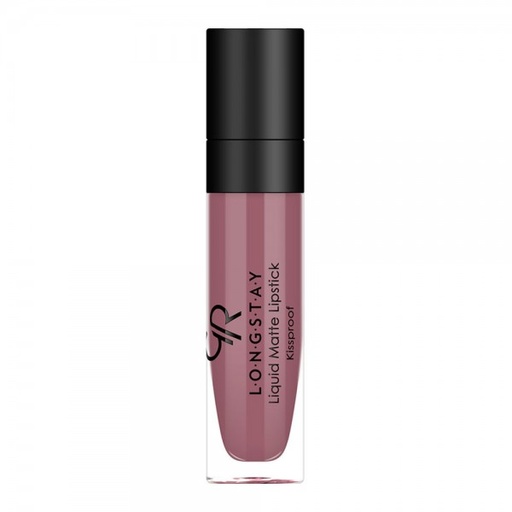رژ لب مایع مات گلدن رز مدل Long Stay شماره 03