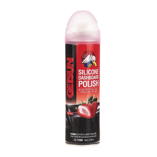 اسپری واکس داشبورد گتسان مدل G-7098 حجم 235 میلی لیتر رایحه توت فرنگی