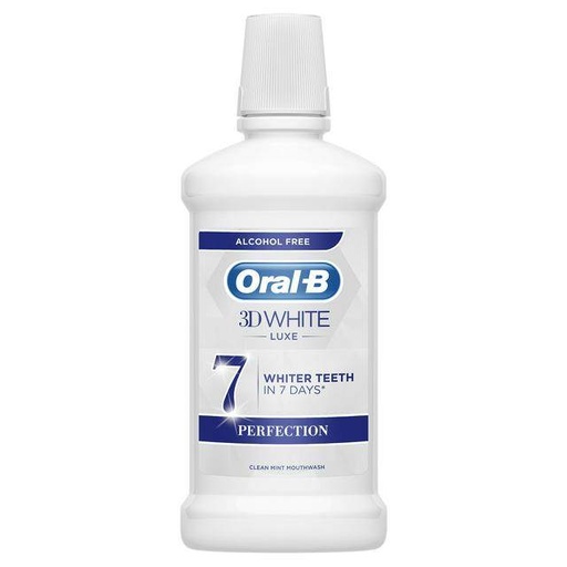 دهان شویه اورال-بی مدل 3D White حجم500میل
