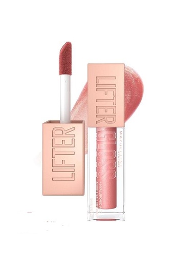 رژ لب مایع براق لیفتر گلاس میبلین شماره 007 Maybelline Lifter Gloss Lip Gloss Amber