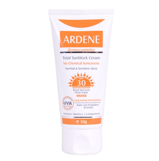کرم ضد آفتاب SPF30 فیزیکال آردن پوست‌معمولی و خشک 50گرم