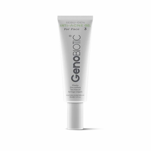 ژل ضد آکنه ژنوبایوتیک حجم 30 میل