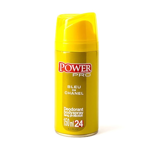 اسپری خوشبوکننده بدن مردانه پاور پرو مدل Bleu Chanel حجم 150 میل 