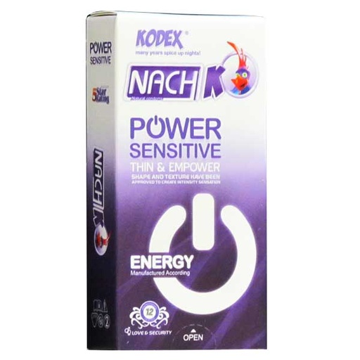 کاندوم فوق العاده نازک و حساس NACH-KODEX POWER SENSITIVE