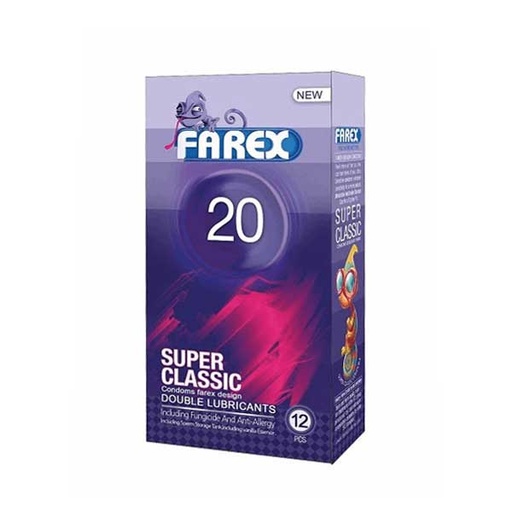 کاندوم ضد قارچ فارکس 20 Super Classic