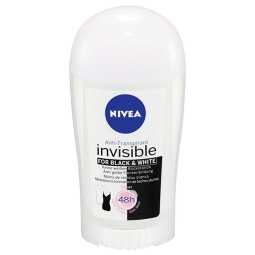 استیک ضد تعریق زنانه نیوآ مدل Invisible Black And White حجم 40 میل