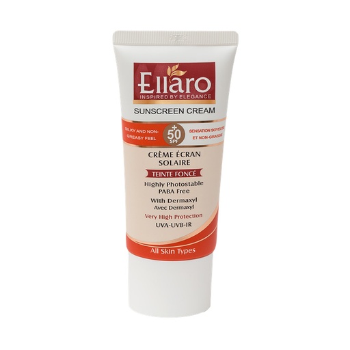 ضدآفتاب رنگی فاقد چربی الارو SPF50 مدل Teinte foncee انواع پوست حجم 50 میل-بژ طبیعی