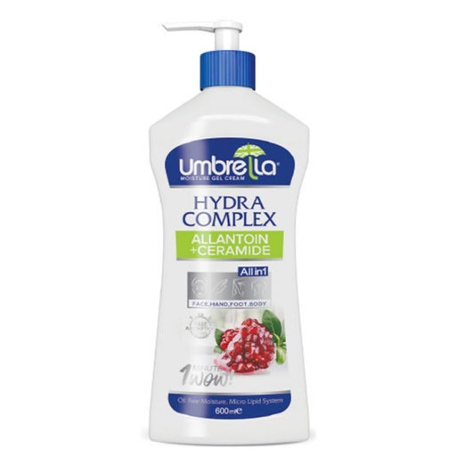 ژل کرم آبرسان آمبرلا مدل Pomegranate حجم 600 میل