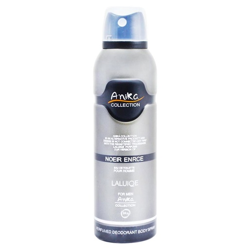 اسپری دئودورانت مردانه آنیکا مدل lalique encre noir حجم 200 ميل