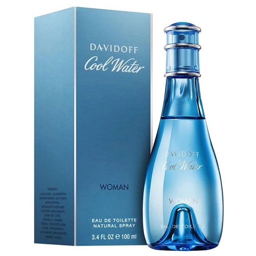 ادو تویلت زنانه داویدف مدل Cool Water حجم 100 میل